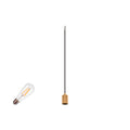FITU LAMP SET, PD, RIBBED, Luminária pendente 1~, E27, 2700 K, PHASE, 320°, dourado