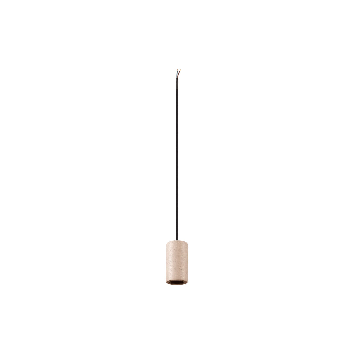 FITU LAMP SET, PD, STONE, INCL. LÂMPADA E27 E ADAPTADOR 1 FASE, 1~ Luminária pendente, Comprimento do pendente: 500 cm, 1900 K, Globe 125, 1 x 15 W, 6 W, 330°, bege