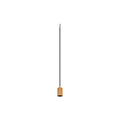 FITU LAMP SET, PD, RIBBED, INCL. LÂMPADA E27 E ADAPTADOR 3 FASES, 3~ Luminária pendente, Comprimento do pendente: 500 cm, 1900 K, Globe 150, 1 x 15 W, 6 W, 330°, dourado