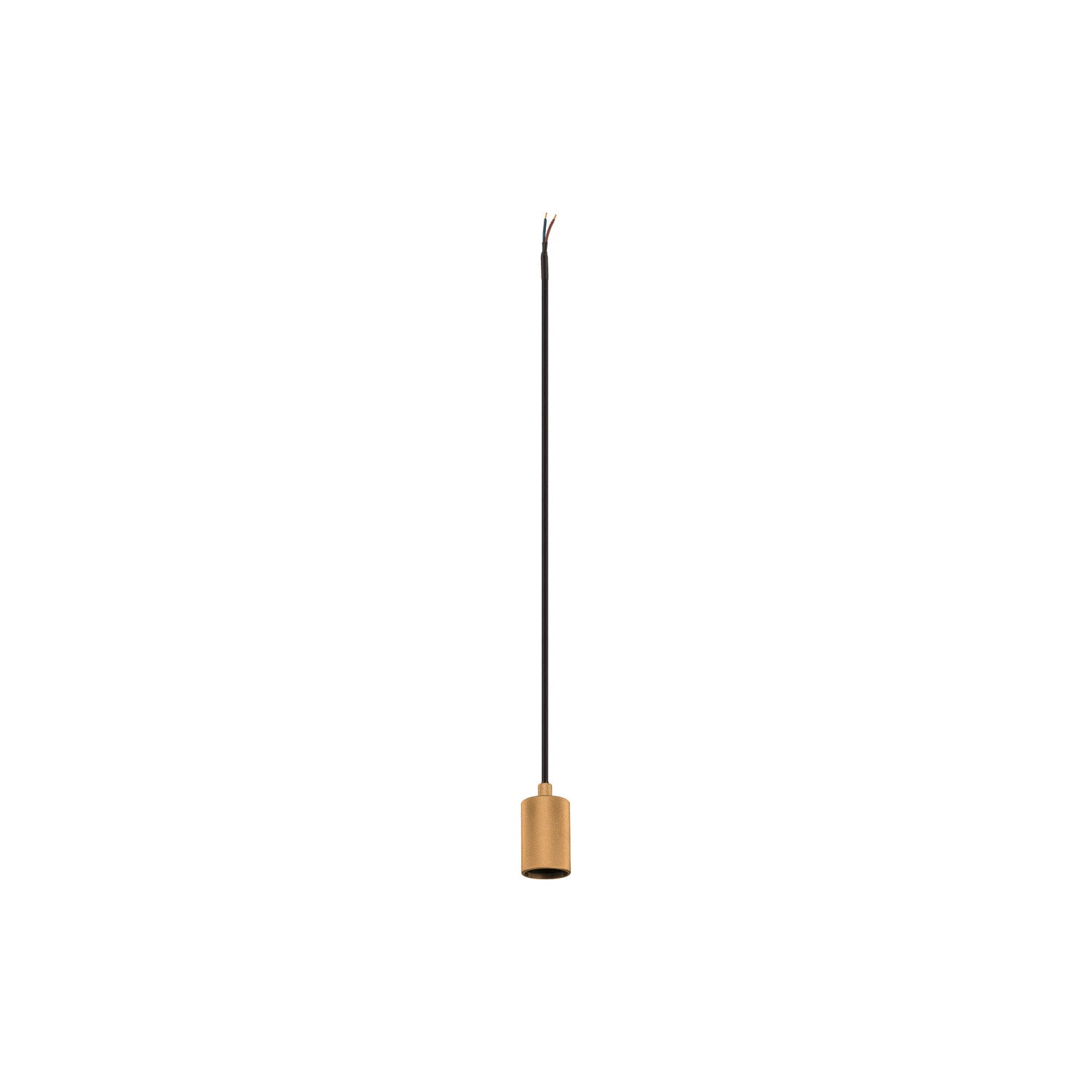 FITU LAMP SET, PD, RIBBED, INCL. LÂMPADA E27 E ADAPTADOR 3 FASES, 3~ Luminária pendente, Comprimento do pendente: 500 cm, 1900 K, Globe 150, 1 x 15 W, 6 W, 330°, dourado