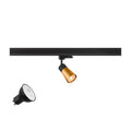 PURI 2.0 LAMP SET, Cone, 3~ Spot, INCL. PAR16 GU10, 3000 K, GU10, 1 x 6 W, FASE, 38°, preto / dourado