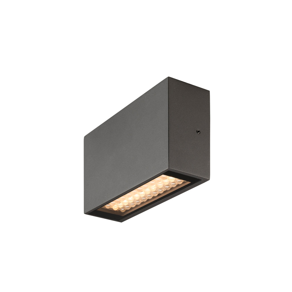 QUADRASYL PRO, WL, EINZEL, DALI, ASYM, Luminária de parede de superfície, 2200 K / 2700 K, 12 W, 138°, antracite