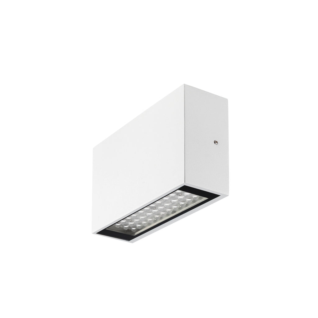 QUADRASYL PRO, WL, EINZEL, DALI, ASYM, Luminária de parede de superfície, 2200 K / 2700 K, 12 W, 138°, branco