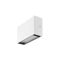 QUADRASYL PRO, WL, EINZEL, DALI, ASYM, Luminária de parede de superfície, 2200 K / 2700 K, 12 W, 138°, branco