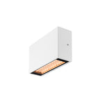 QUADRASYL PRO, WL, EINZEL, DALI, ASYM, Luminária de parede de superfície, 2200 K / 2700 K, 12 W, 138°, branco