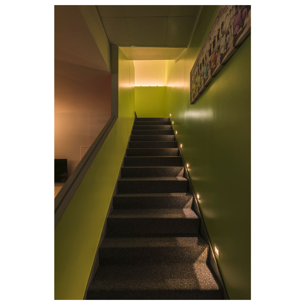 FRAME CURVE, luminária de embutir, LED, 3000 K, angular, cinzento prateado, incl. molas lamelares