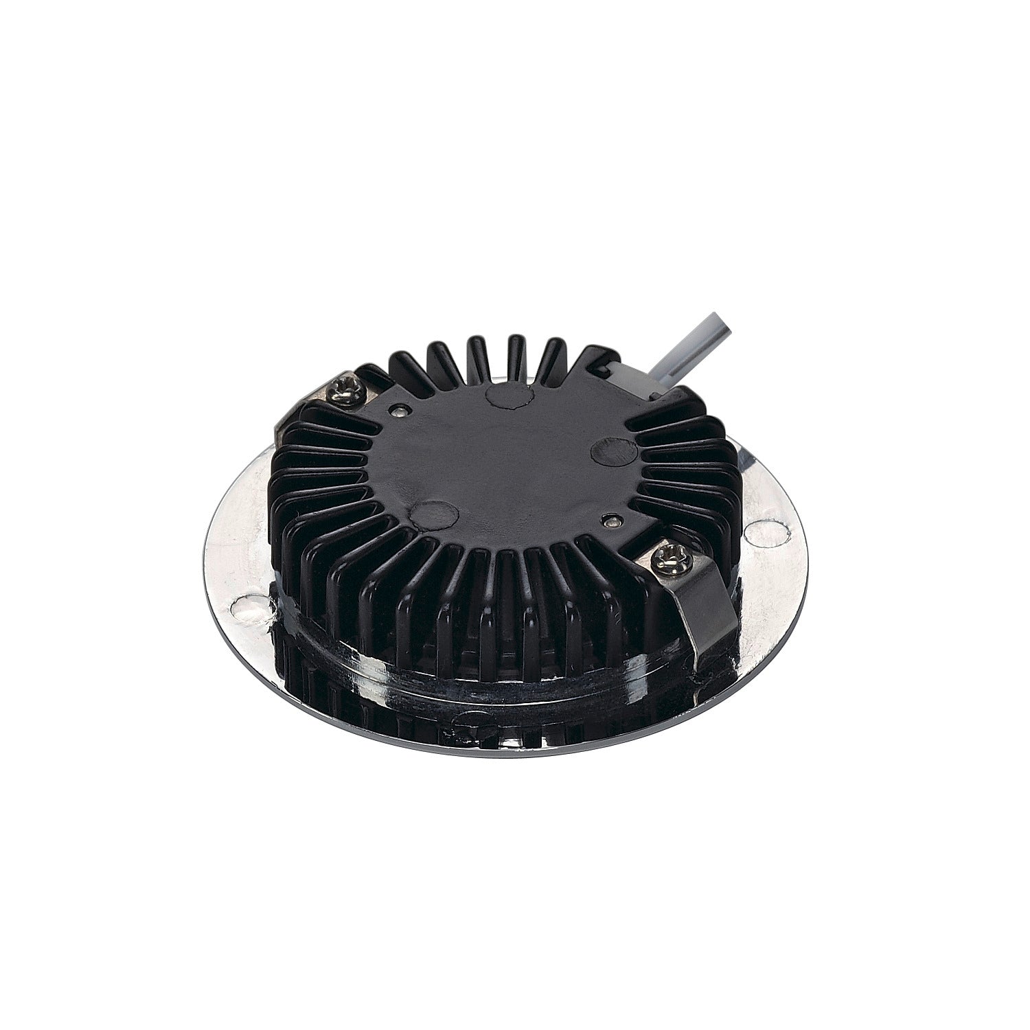 DL 126, luminária de embutir, LED SMD, 3000 K, redonda, cromado, máx. 3 W, incl. molas lamelares