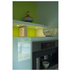DL 126, luminária de embutir, LED, 3000 K, redonda, metal escovado, 2,8 W, incl. molas lamelares