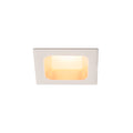 VERLUX, luminária de embutir, LED, 3000 K, branco matizado, C/L/A 8,5/8,5/4,5 cm, 10 W