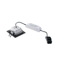 FRAME BASIC, luminária de embutir, LED, 3000 K, preto matizado, 9,4 W, incl. unidade de alimentação