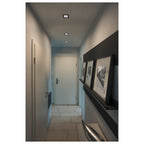FRAME BASIC, luminária de embutir, LED, 3000 K, preto matizado, 9,4 W, incl. unidade de alimentação