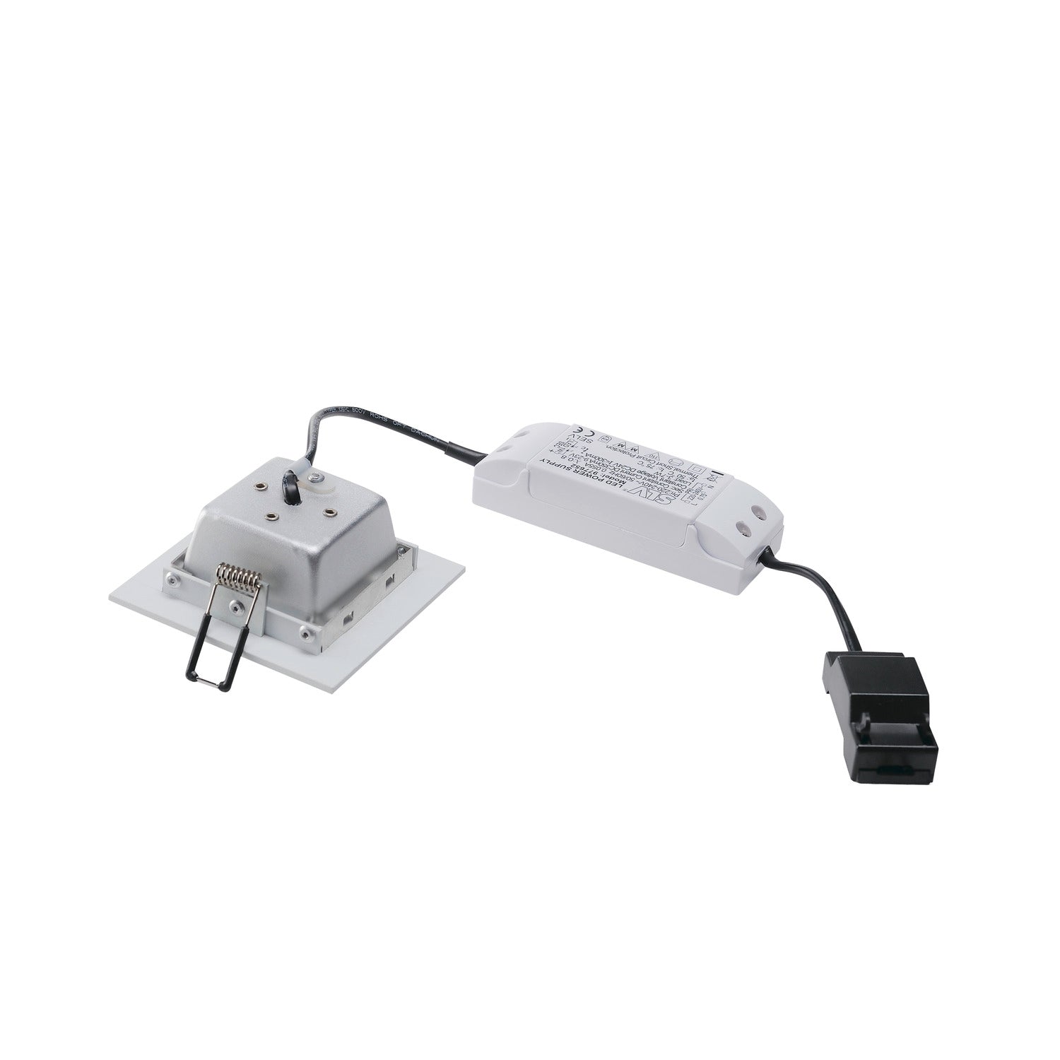 FRAME BASIC, luminária de embutir, LED, 3000 K, branco matizado, conjunto, 9, 4 W, incl. unidade de alimentação