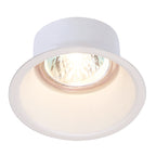 HORN 1, luminária de embutir, QPAR51, uma lâmpada, redonda, branco, máx. 50 W, incl. molas