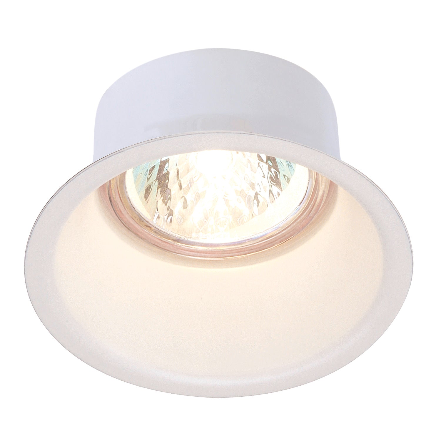 HORN 1, luminária de embutir, QPAR51, uma lâmpada, redonda, branco, máx. 50 W, incl. molas