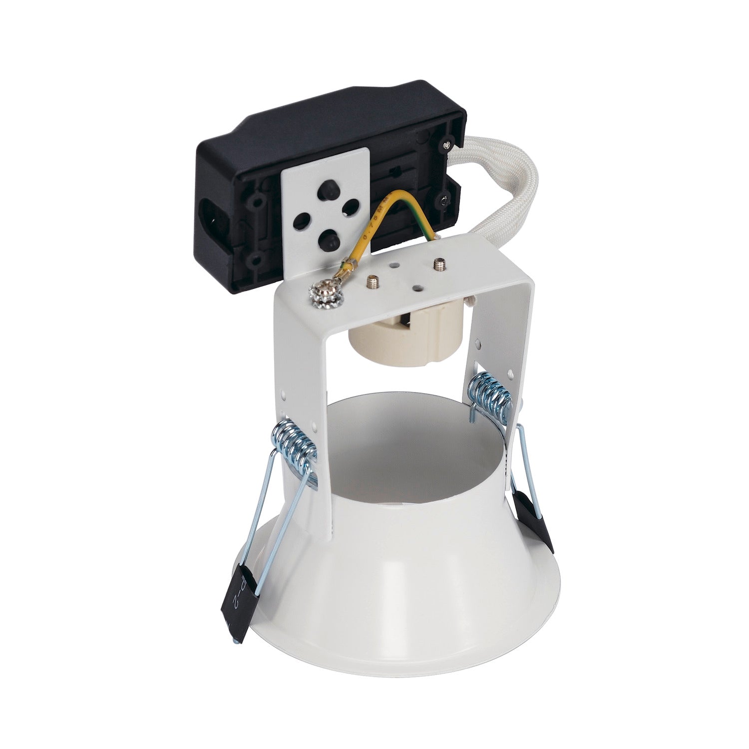 HORN 1, luminária de embutir, QPAR51, uma lâmpada, redonda, branco, máx. 50 W, incl. molas