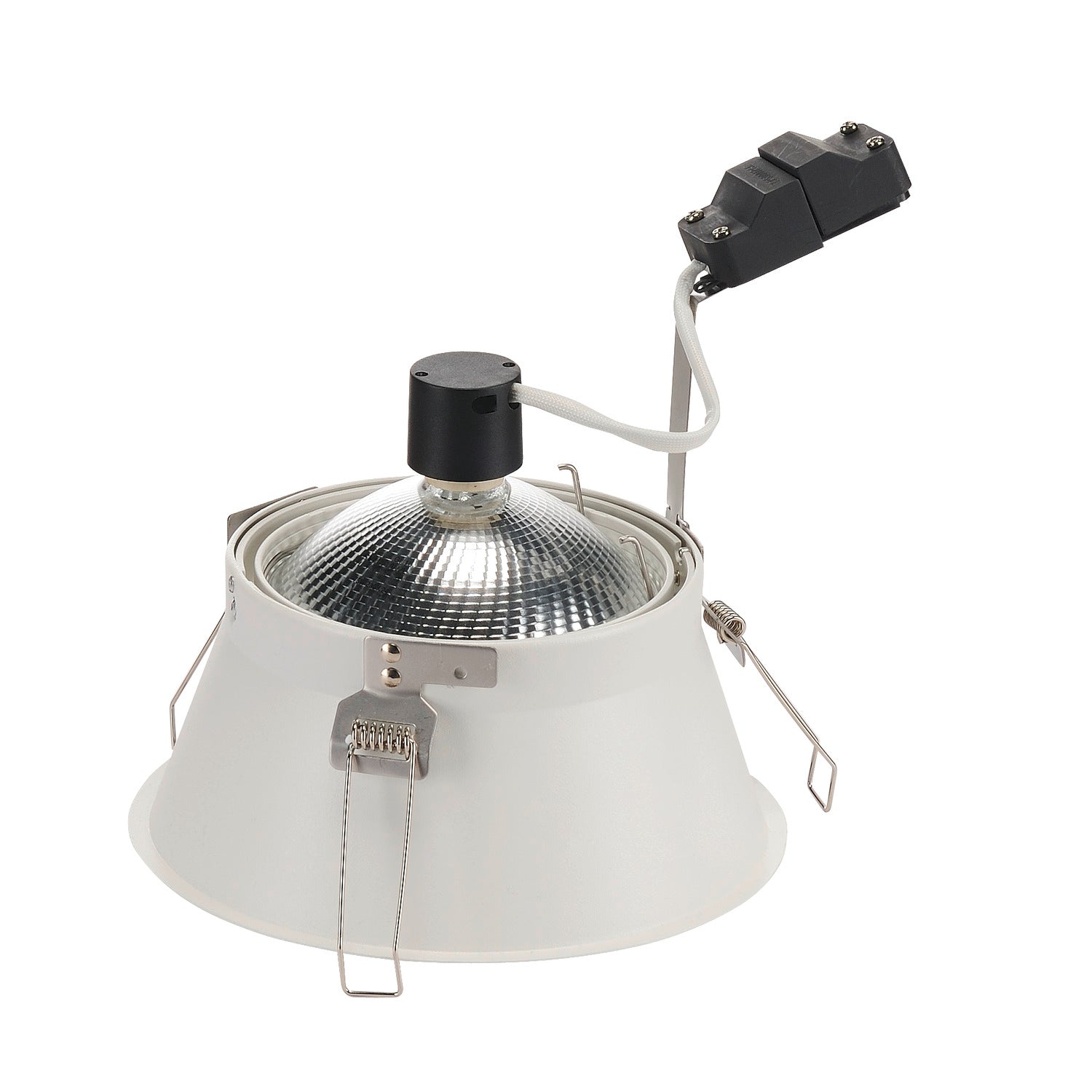 HORN-T, luminária de embutir, QPAR111, redonda, branco, máx. 75 W