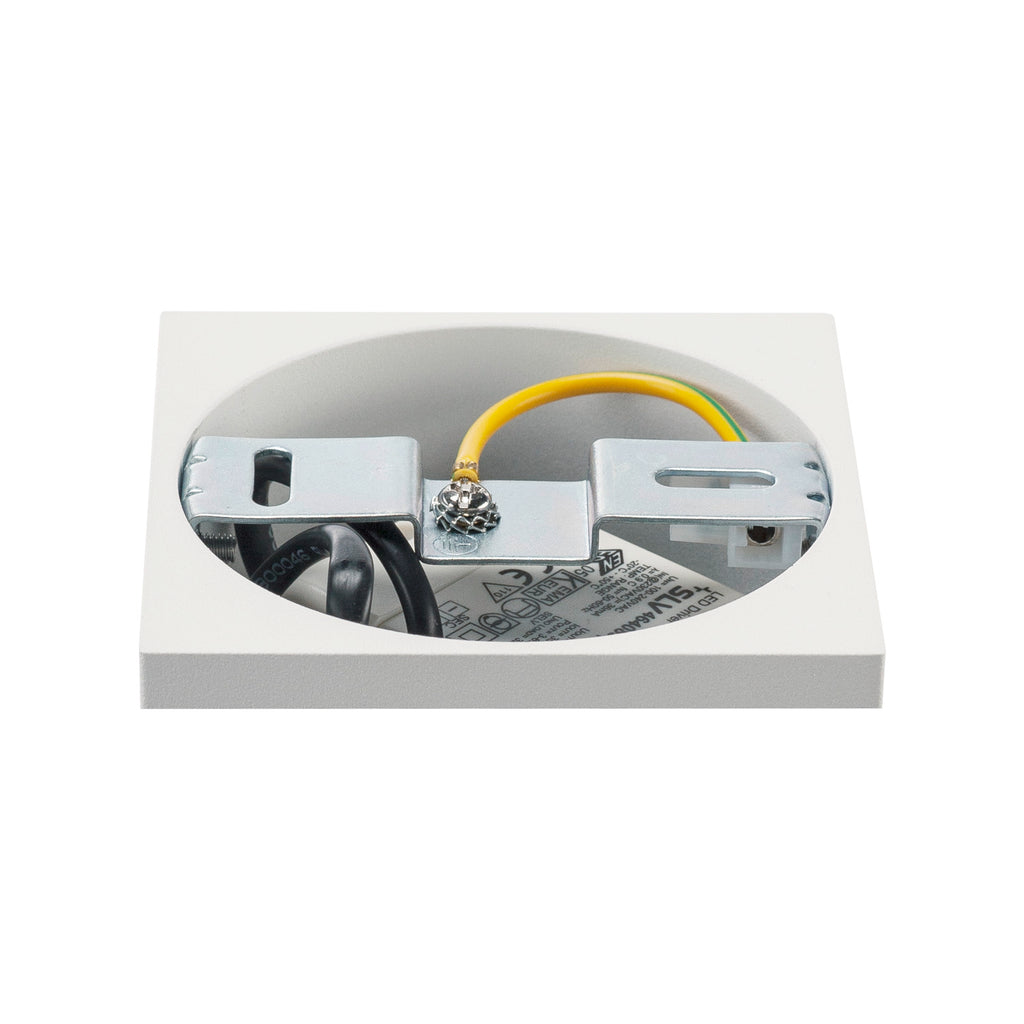 TRILEDO SQUARE CL, luminária de teto, LED, 3000 K, redonda, branco, refletor de 38°, 8, 2 W, incl. unidade de alimentação