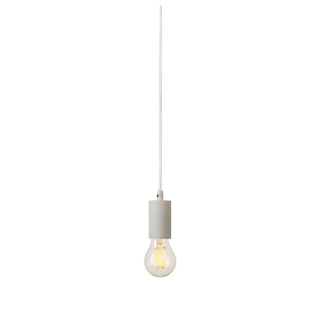 FITU, luminária pendente, A60, redonda, branco, cabo de 5 m com extremidade de cabo aberta, máx. 60 W