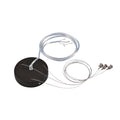 KIT DE SUSPENSÃO, para MEDO, candeeiro pendente, redondo, preto, 5 fios