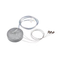 KIT DE SUSPENSÃO, para MEDO, candeeiro pendente, redondo, cinzento prateado, 5-adrig