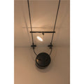 TENSEO SYSTEM - SUPORTE DE PAREDE, para sistema de cabo de baixa voltagem TENSEO, longo, preto, 2 peças
