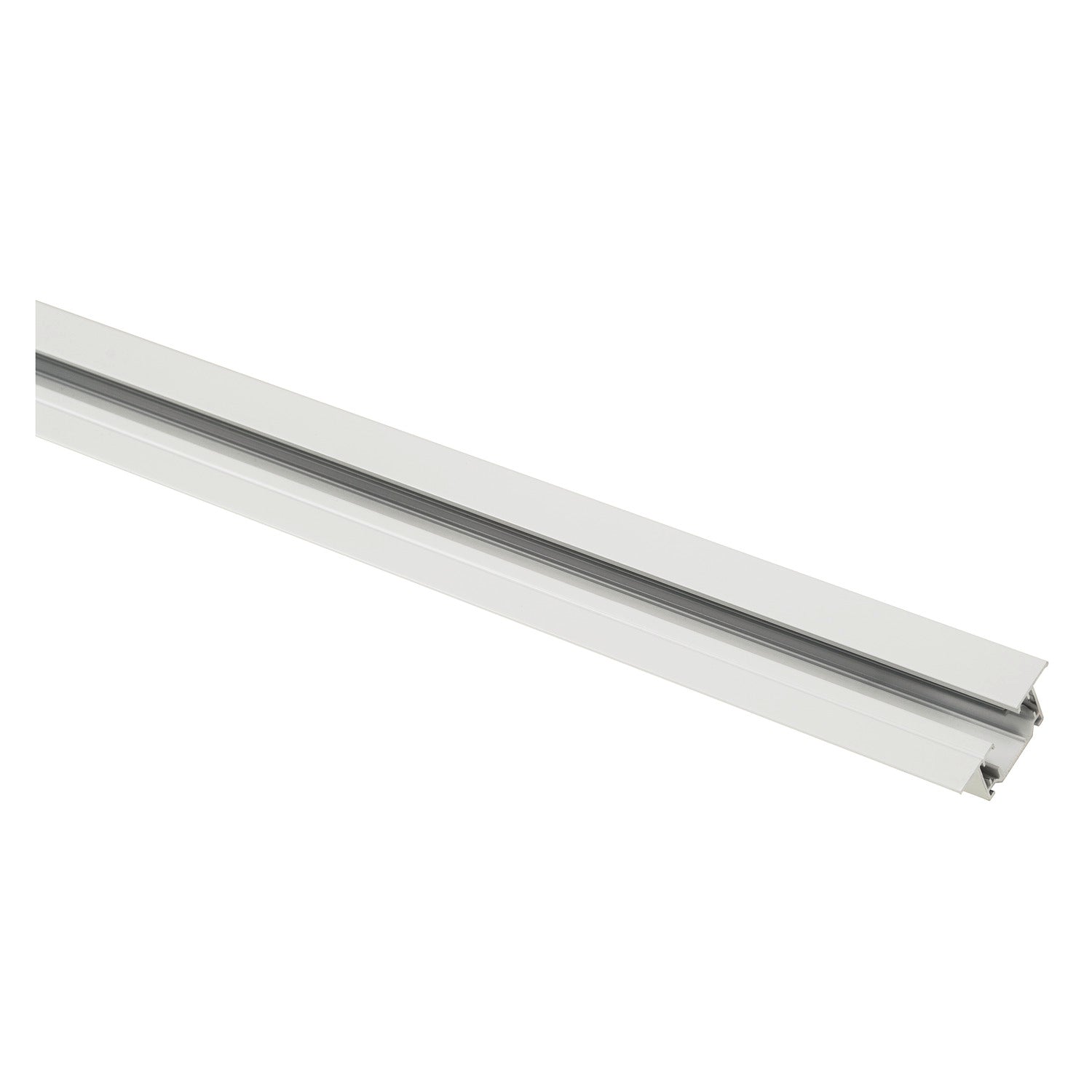 1~ SYSTEM - CALHA DE EMBUTIR DE 1 FASE, calha elétrica de alta voltagem, branco, 2 m