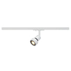 PURI, foco para calhas elétricas de alta voltagem de 1 fase, QPAR51, branco, máx. 50 W, incl. adaptador de 1 fase