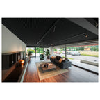 HELIA 50, projetor para calha elétrica de alta voltagem de 1 fase, LED, 3000 K, preto, 35°, incl. adaptador de 1 fase