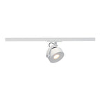 KALU TRACK, foco para calha elétrica de alta voltagem de 1 fase, LED, 3000 K, branco, incl. adaptador de 1 fase