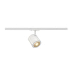 ENOLA_C, foco para calhas elétricas de alta voltagem de 1 fase, LED, 3000 K, redondo, branco, 35°, 11,2 W, incl. adaptador de 1 fase