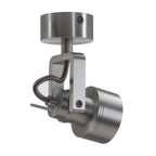INDA, luminária de parede e de teto, foco, QPAR51, alumínio escovado, máx. 50 W