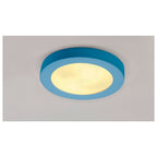 PLASTRA 105, luminária de teto, TC-DSE, redonda, gesso branco, máx. 50 W