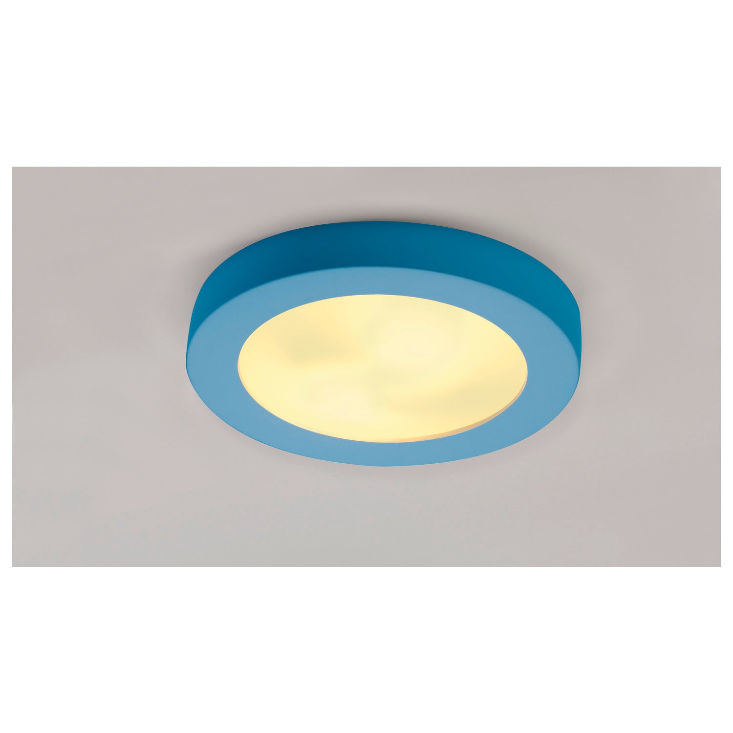 PLASTRA 105, luminária de teto, TC-DSE, redonda, gesso branco, máx. 50 W
