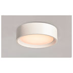 PLASTRA, luminária de teto, LED, branco, gesso, 3000 K