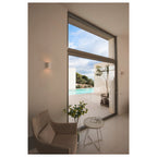 PLASTRA 104, luminária de parede, QT14, redonda, gesso branco, QT14, máx. 42 W