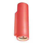 PLASTRA, luminária de parede, QPAR51, redonda, tubular, gesso branco, máx. 70 W