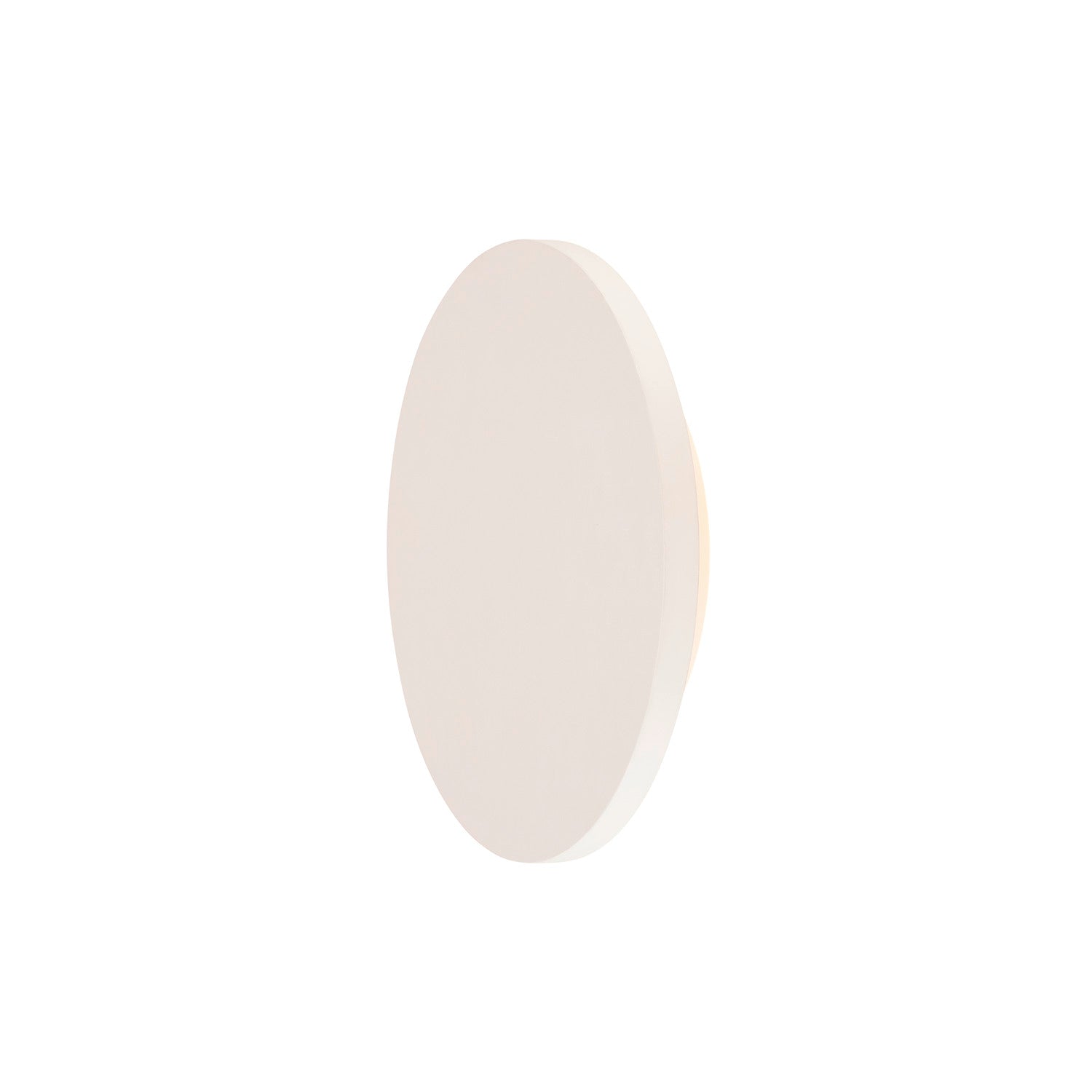 PLASTRA, luminária de parede, LED, 3000 K, redondo, gesso branco, Ø 26 cm