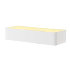 WL 149 R7S, luminária de parede, QT-DE12, retangular, up/down, branco matizado, máx. 60 W