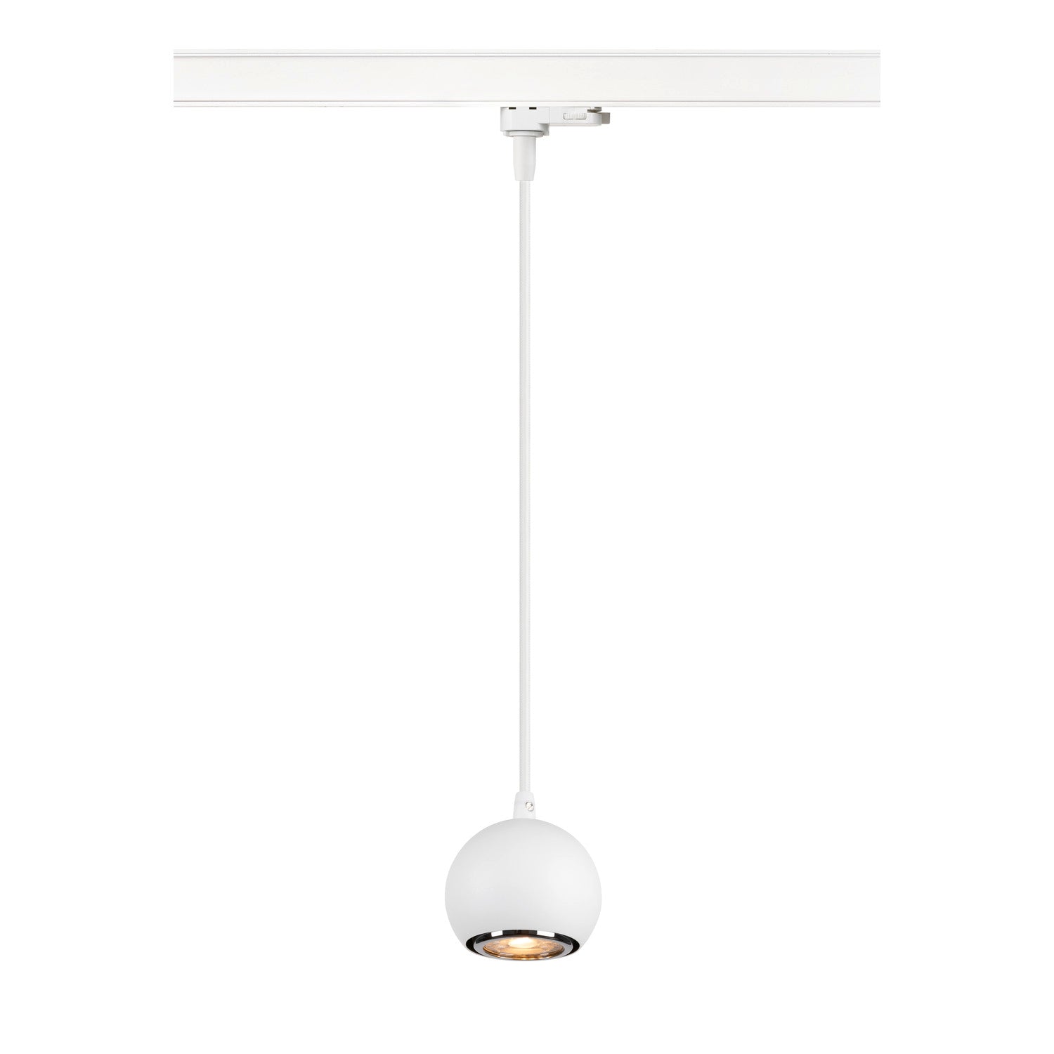 LIGHT EYE® 90, luminária pendente 3~, GU10, comprimento do pendente 150 cm, 1x máx. 6 W, branco mate