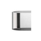 ASSO 300, luminária de parede, LED, 3000 K, oval, alumínio escovado/branco, C/L/A 30/9,5/7 cm