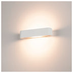 OSSA 300, luminária de parede, QT-DE12, oval, up/down, branco, C/L/A 30/8/6,5 cm, máx. 120 W