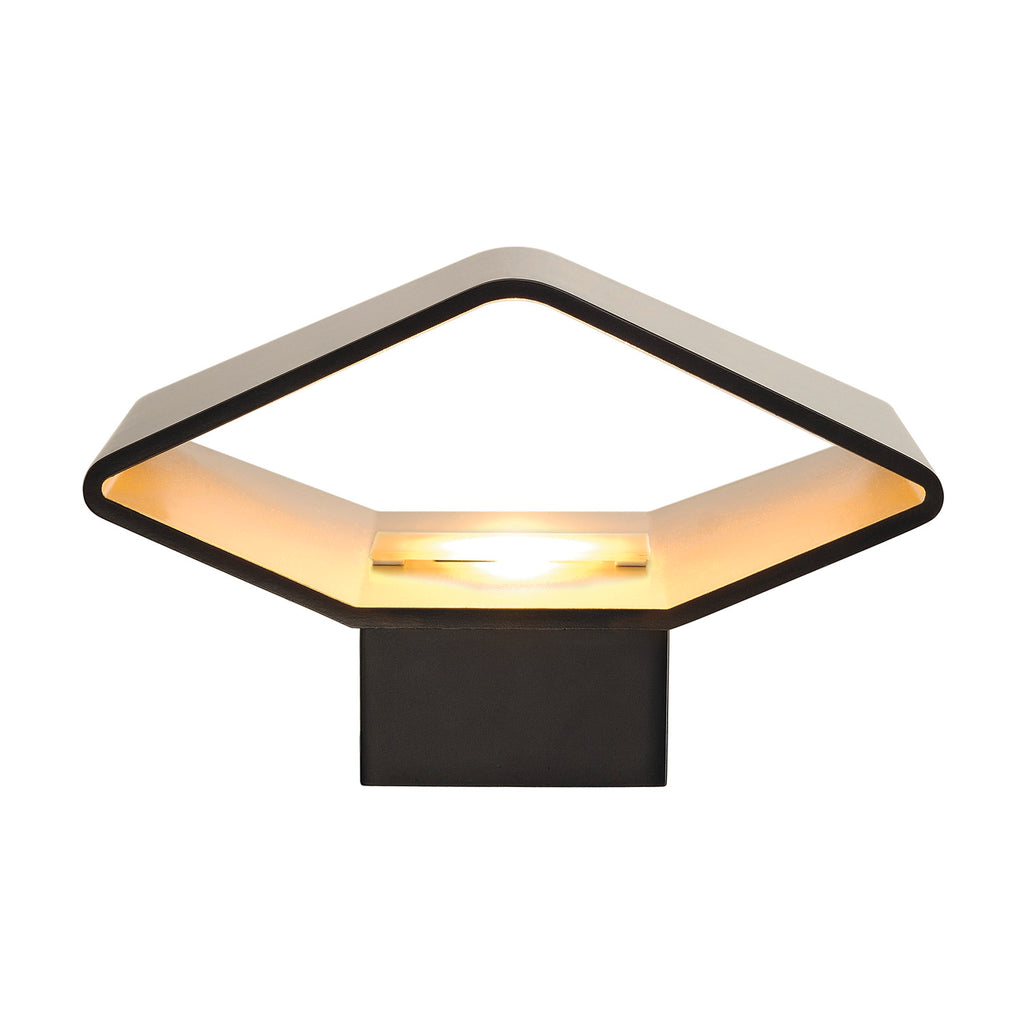 CARISO 2 WL Luminária de parede Indoor LED preto/dourado 2700 K