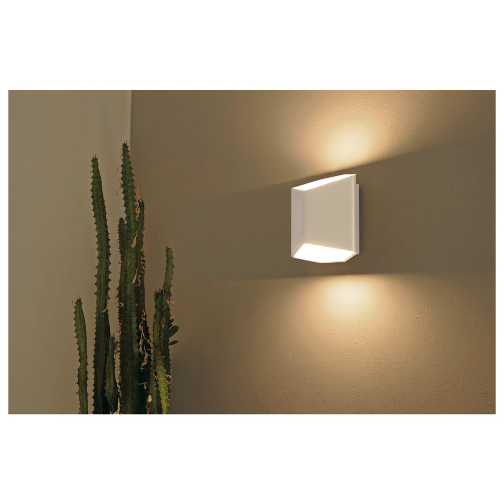 CARISO WL-2, luminária de parede, LED, 3000 K, branco, 11 W