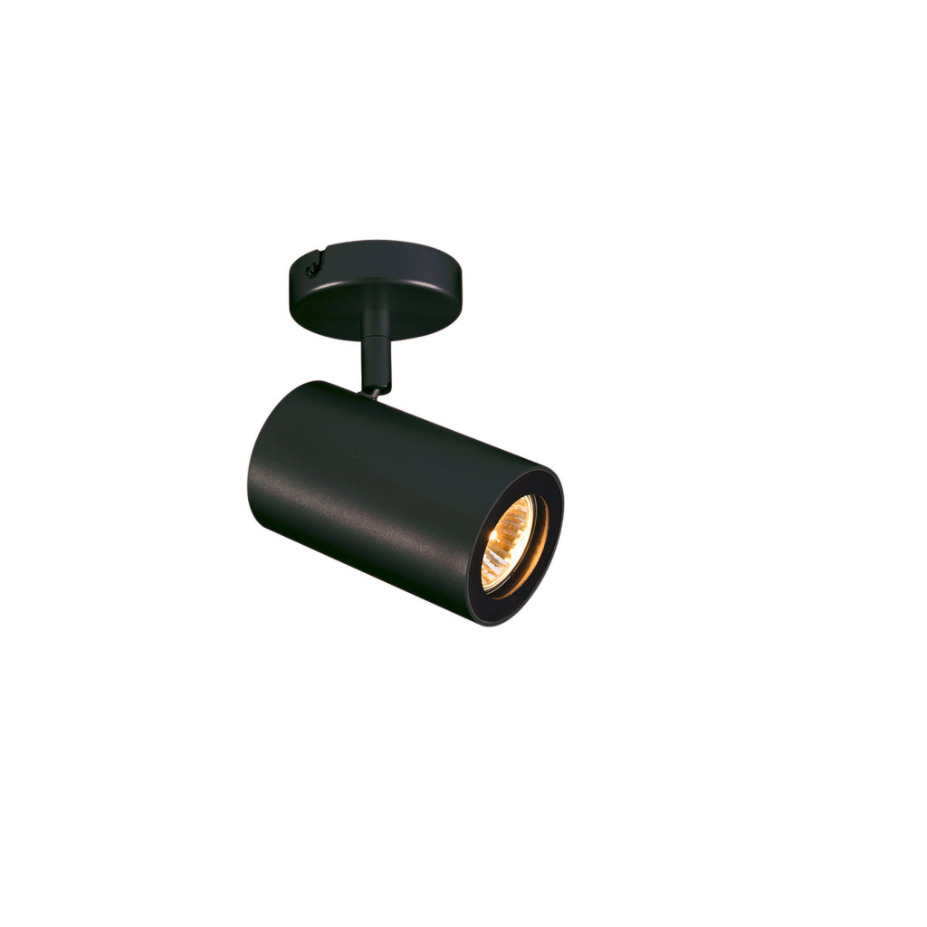 ENOLA_B, luminária de parede e de teto, foco, uma lâmpada, QPAR51, preto, máx. 50 W