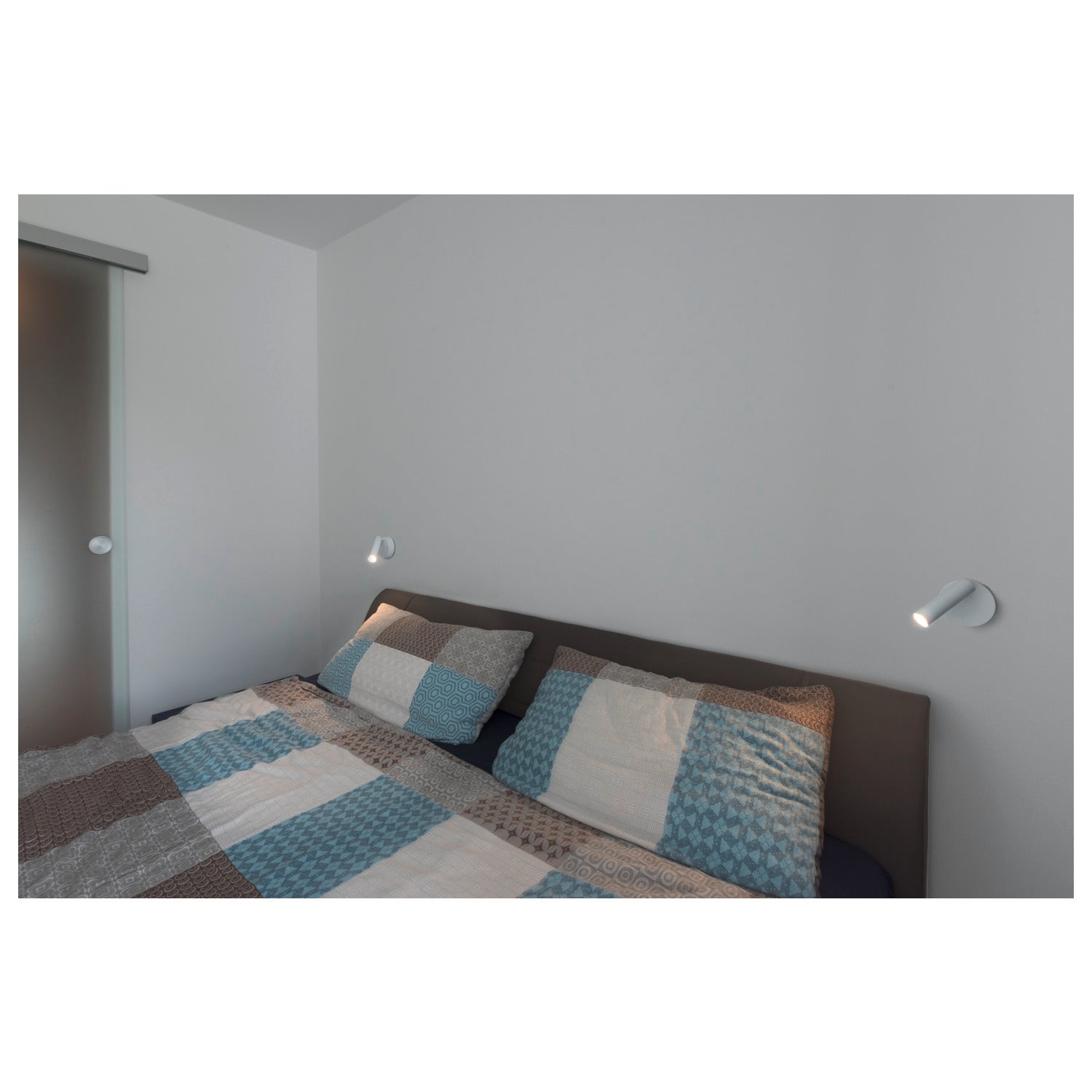 KARPO, luminária de parede e de teto, uma lâmpada, LED, 3000 K, redonda, branco, 7,5 W