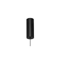 HELIA 30, candeeiro pendente, LED, 3000 K, redonda, preto, 7,5 W