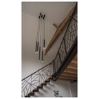 HELIA 30, candeeiro pendente, LED, 3000 K, redonda, preto, 7,5 W