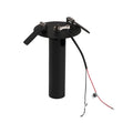KARPO, luminária de embutir, uma lâmpada, LED, 3000 K, preto, roseta plana, 7,5 W