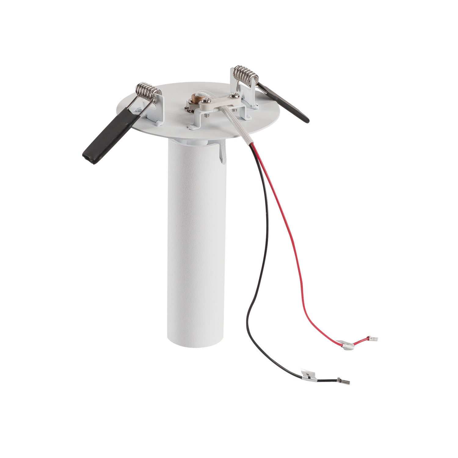 KARPO, luminária de embutir, uma lâmpada, LED, 3000 K, branco, roseta plana, 7,5 W