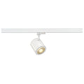 ENOLA_C, foco para calha elétrica de alta voltagem de 3 fases, LED, 3000 K, redondo, branco, 55°, 11,2 W, incl. adaptador de 3 fases